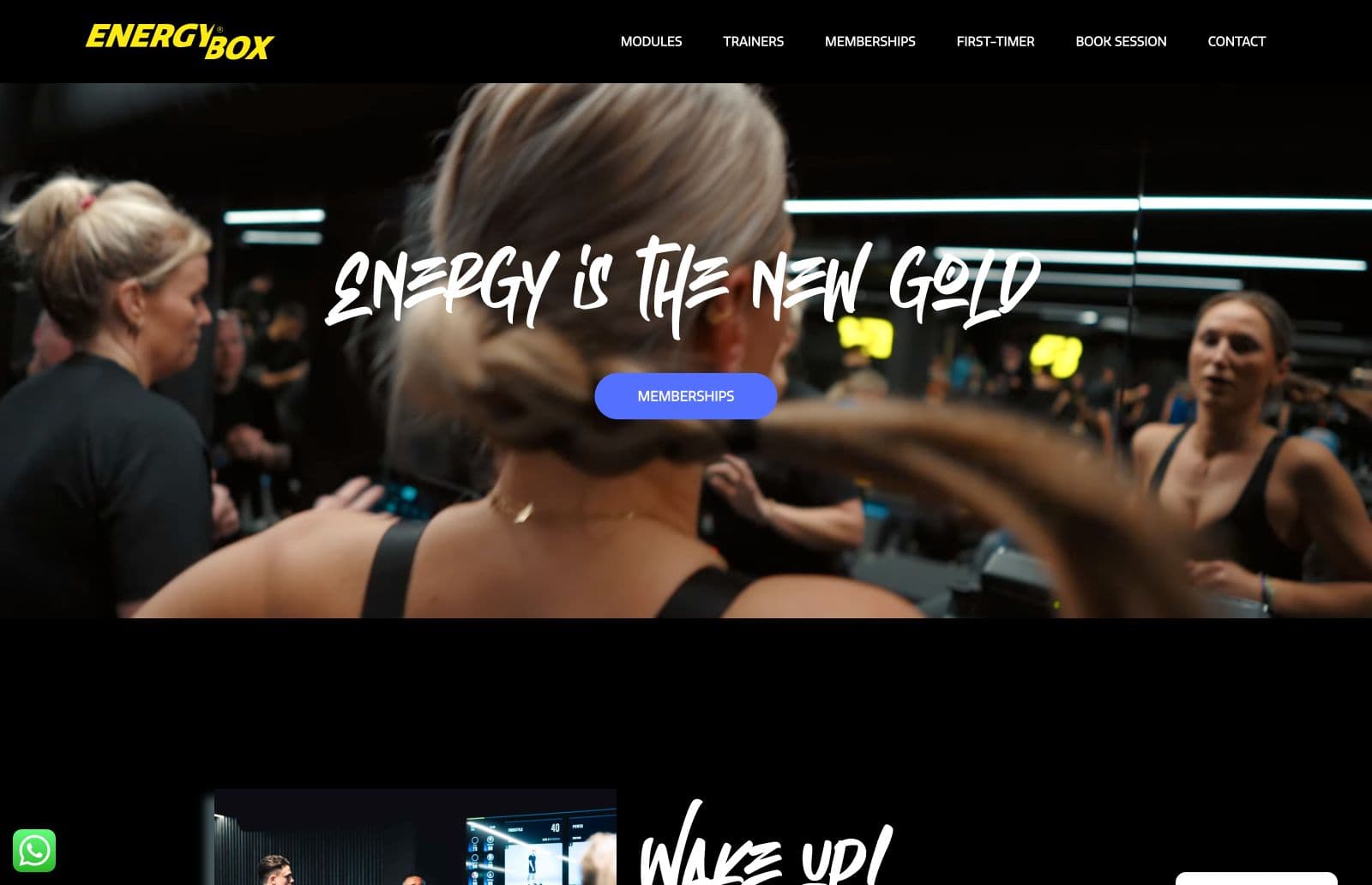 Homepage van Energybox